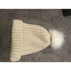 Hat Attack NY Beanie Hat With Removable Pompom NWT 75.00 Retail